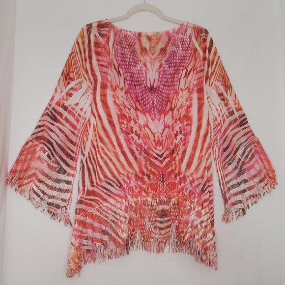 Mushbaby Sienna Rose Lightweight Sheer Animal Print Size Medium - Picture 2 of 11